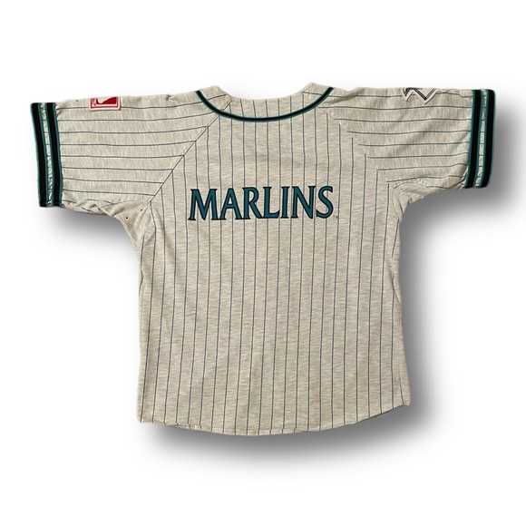 VINTAGE 90s Florida Marlins MLB Jersey - L - Picture 2 of 7